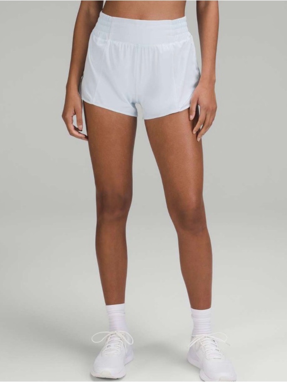 Lululemon Hotty Hot High Rise Shorts Powder Blue size 10